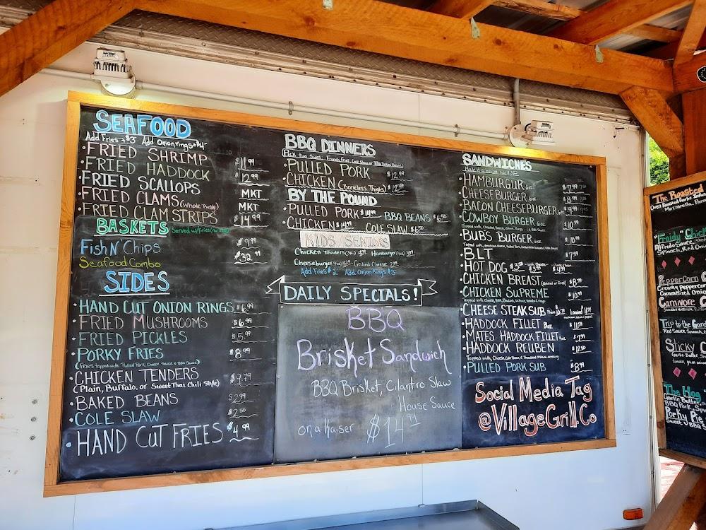 CLOSED - Simmons Grill (The Village Grill Co) Menu image 4